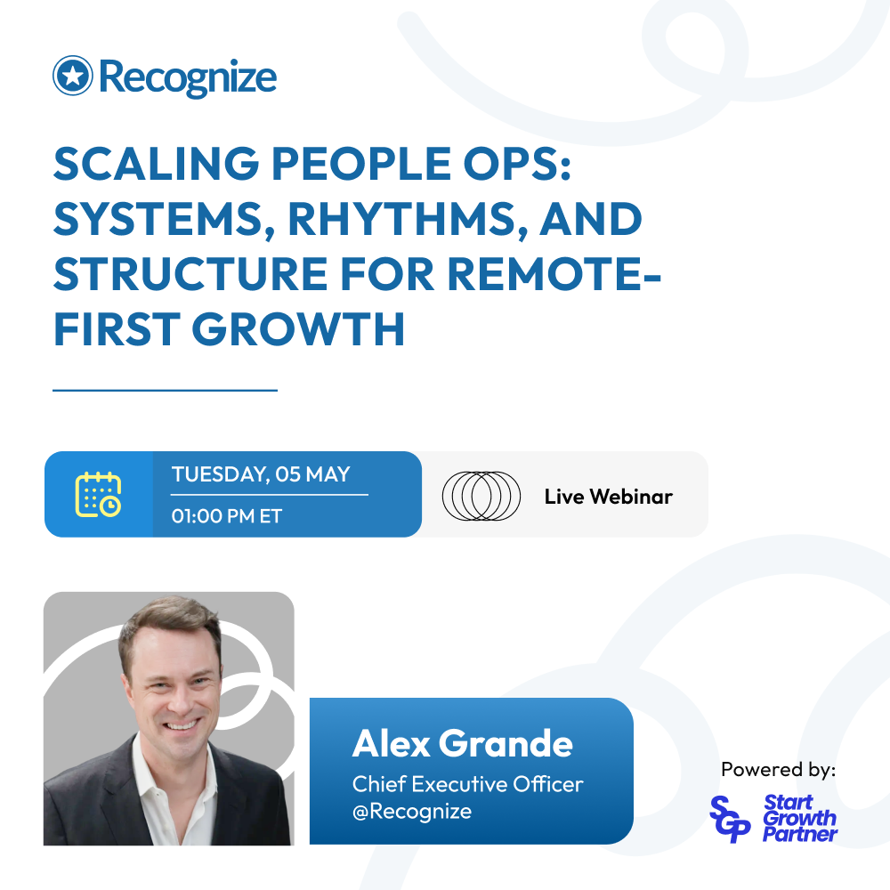 Scaling People Ops: Systems, Rhythms, and Structure for Remote-First Growth